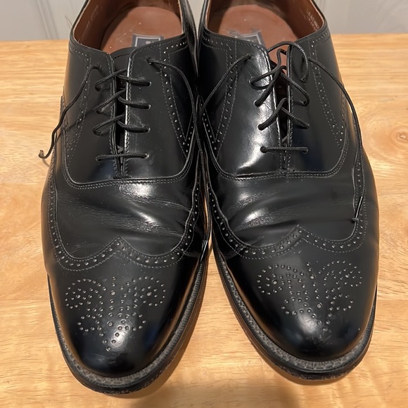 MENS BOSTONIAN BLACK LEATHER SHOES•SIZE 13 - Picture 5 of 10